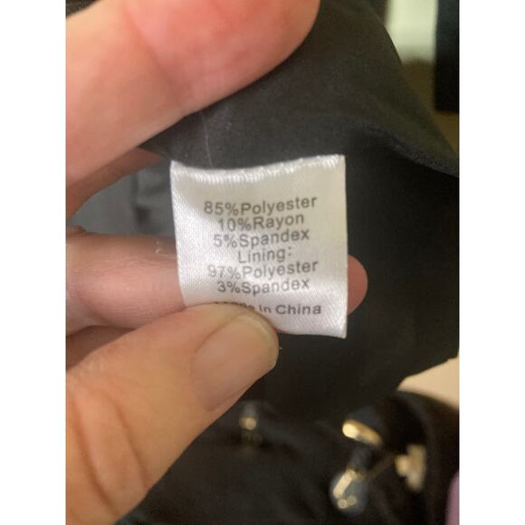 Tuckernuck‎ XS Black Whitney Military Style Dress NEW - Picture 9 of 14